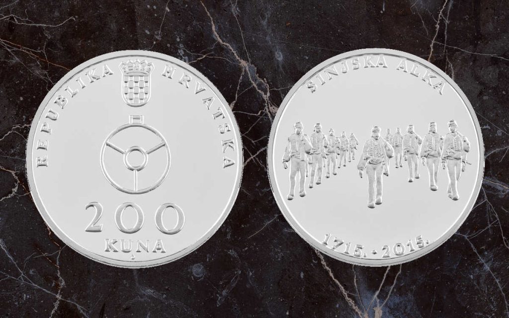 Srebrnjak 200 kuna Sinjska alka