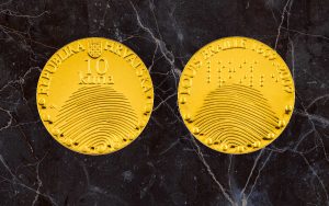 Zlatnik 10 kn Louis Braille