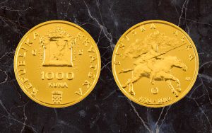 Zlatnik 1000 kuna Sinjska alka