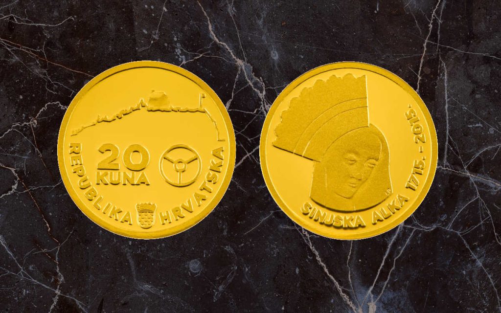 Zlatnik 20 kuna Sinjska alka