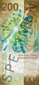 Nova novčanica 200 CHF švicarskih franaka
