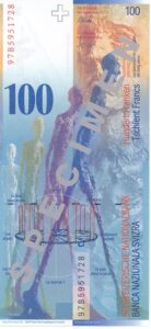 Stara novčanica 100 CHF švicarskih franaka